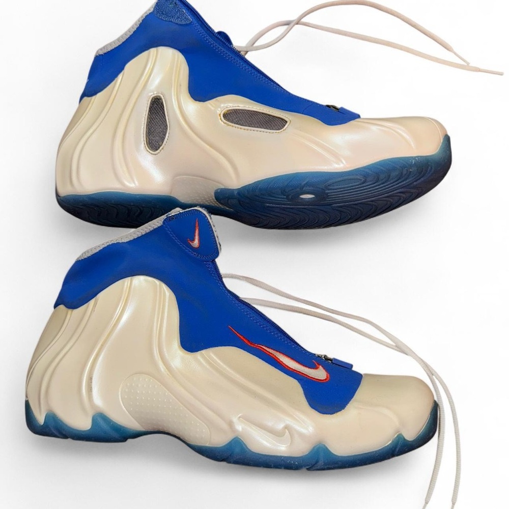 Nike Blue and Cream Athletic Shoes